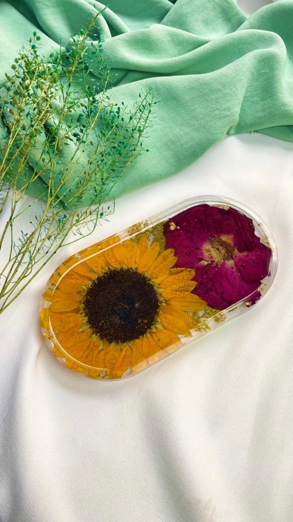 Bandeja oval - personalizável flores - Imagem 8