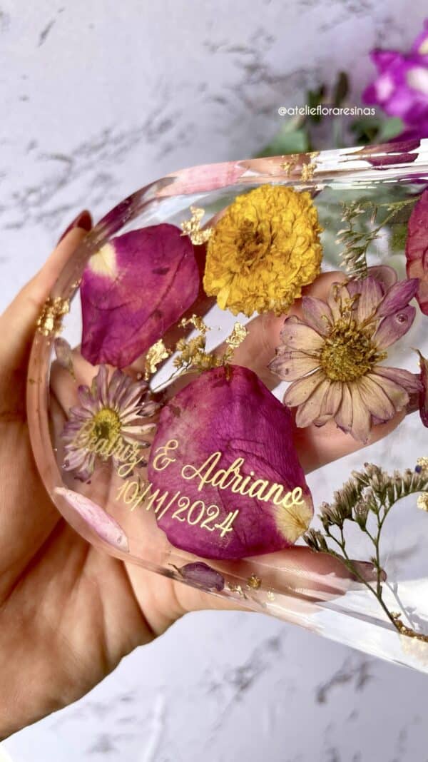 Bandeja oval - personalizável flores - Imagem 5