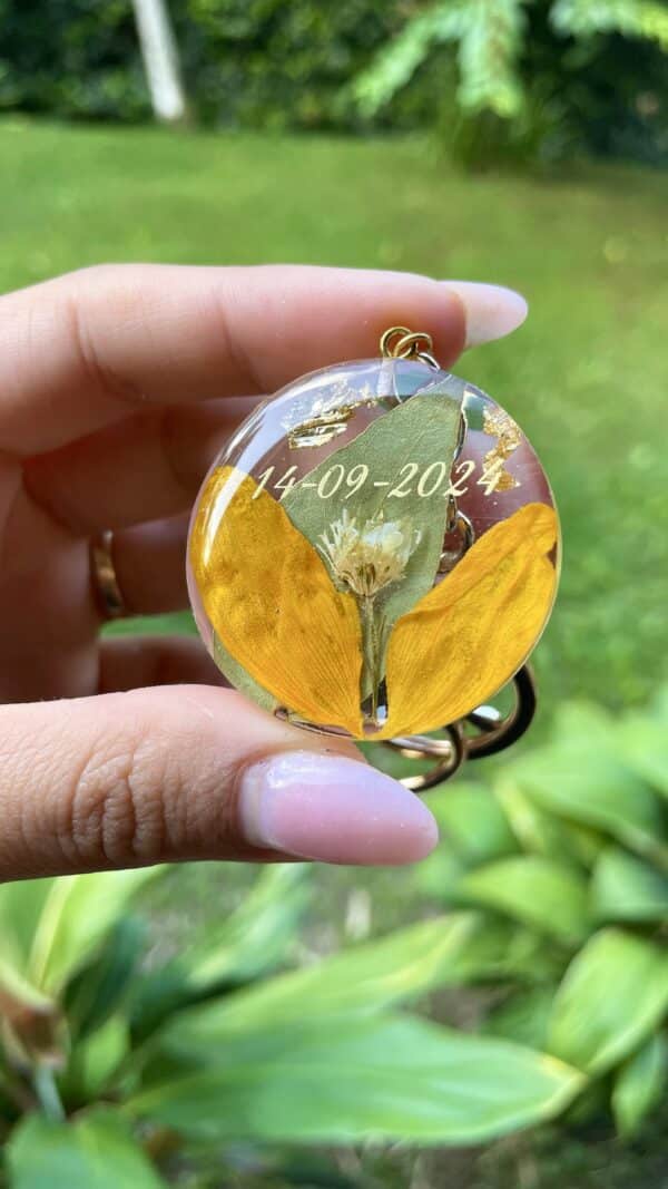 Chaveiro redondo 4 cm personalizável - Imagem 2