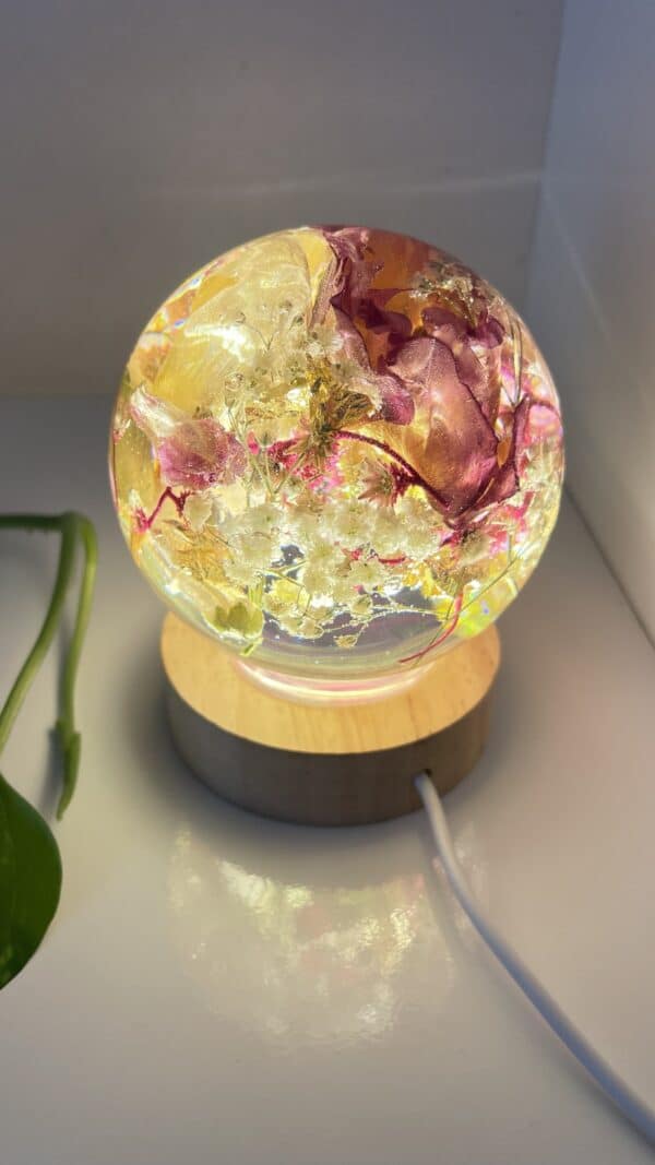 Luminária Esfera 8 cm - personalizável