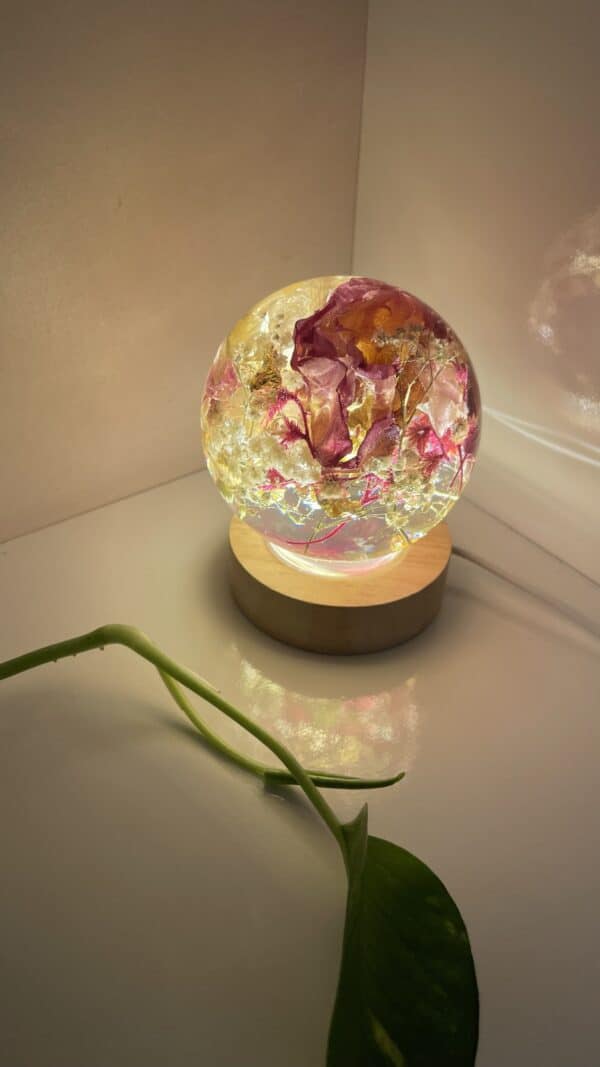 Luminária Esfera 8 cm - personalizável - Imagem 3
