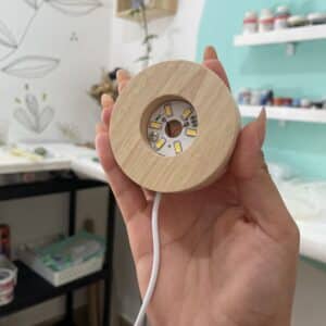 Base led para esfera